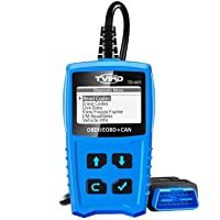 Tvird OBD2 Auto Diagnóstico-OBD II Escáner Motor Detector de Fallas Eliminar Códigos Error-Adecuado para Coche con Modo…